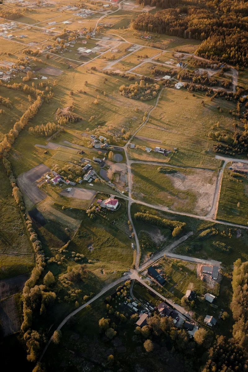 Vaizdas iš paukščio skrydžio virš Lietuvos regiono