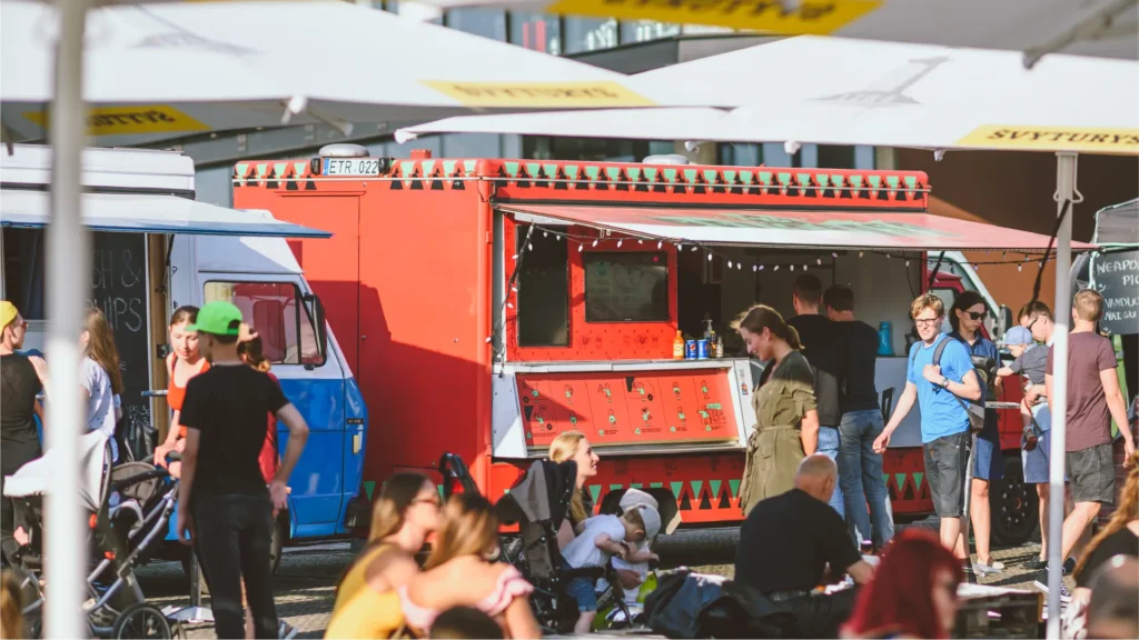 Food trucks in Kaunas