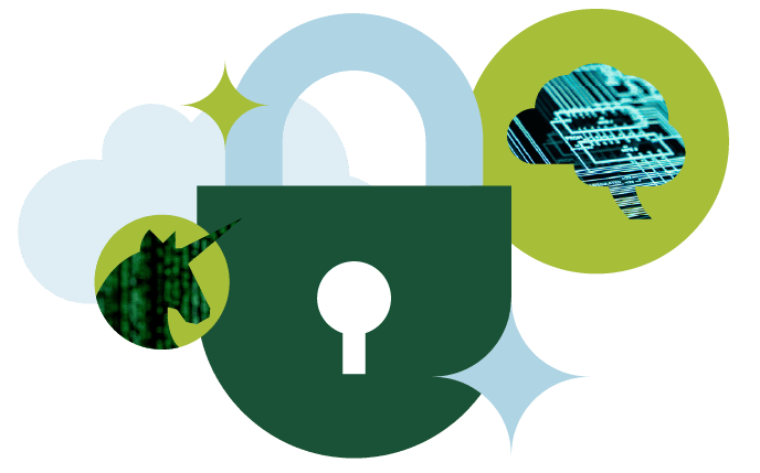 Innovative Cybersecurity Solutions illustration