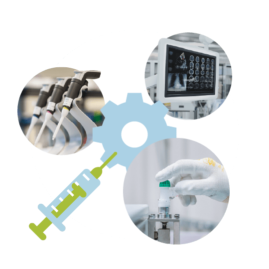 Medical Device Manufacturing Illustration